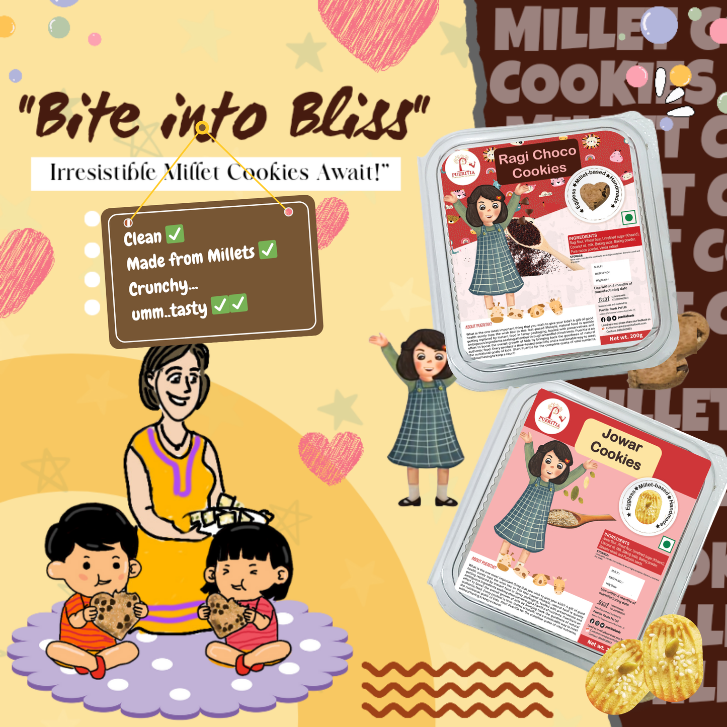 Millet Cookies Combo