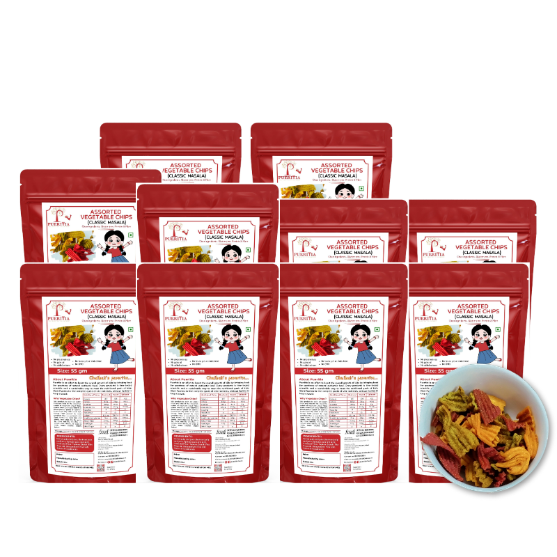 Assorted Vegetables Masala Protein Chips