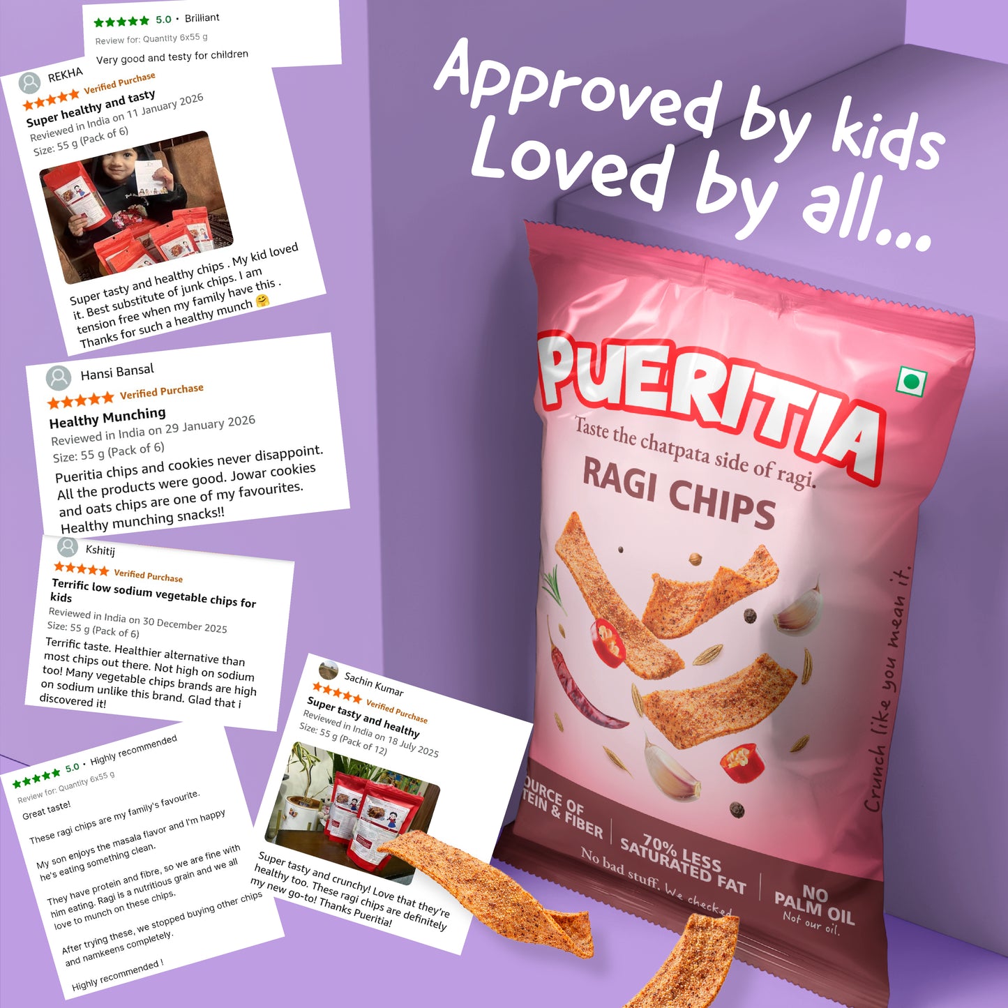 Ragi Chips - Masala