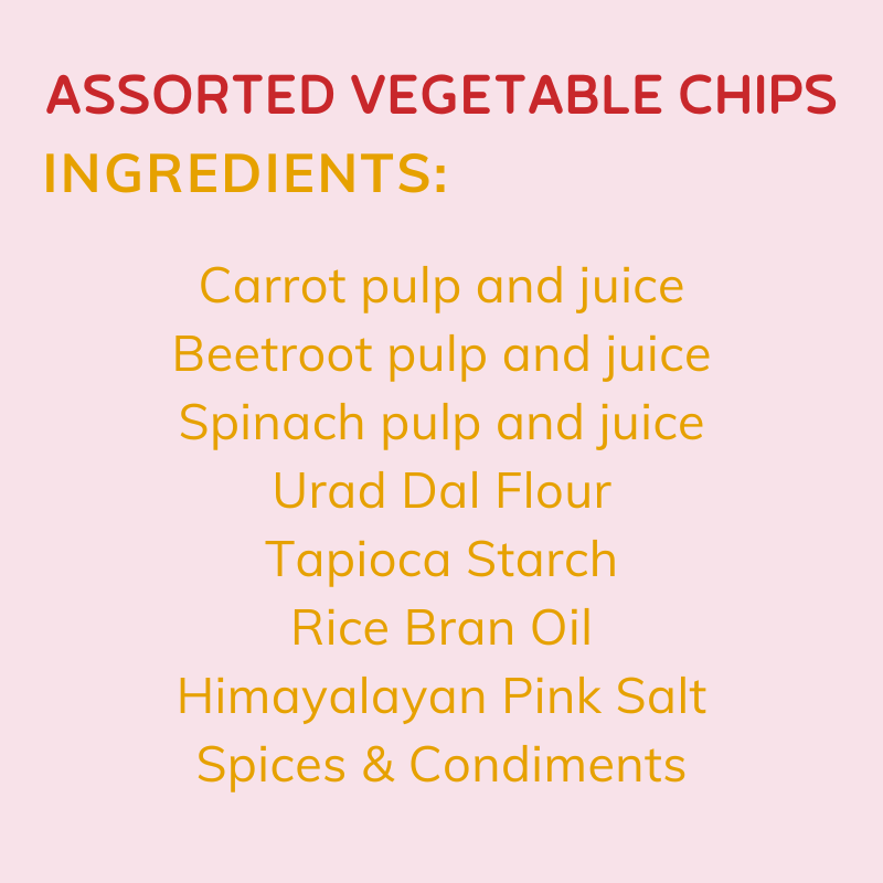 Assorted Vegetables Masala Protein Chips